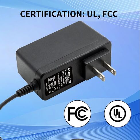 Real 12V 2A+ AC Adapter, 120V to 12V, 5.5x2.1mm Barrel in Kuwait