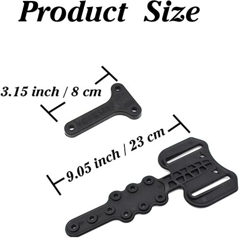Drop Flex Adapter, Drop Leg Holster Mount, Quick Locking System Kit Adapter, Model 6004-DFA, Black in Kuwait
