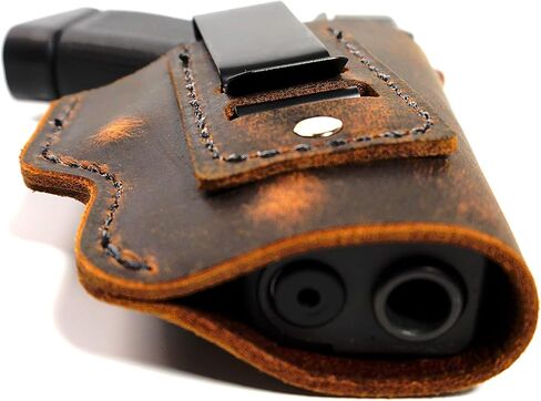 H&K P30sk Holster - Soft Sided Leather Inside The Waistband (IWB) Concealed Carry Holster - Gun Holster - IWB Holster - CCW Holster in Kuwait