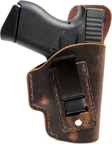 H&K P30sk Holster - Soft Sided Leather Inside The Waistband (IWB) Concealed Carry Holster - Gun Holster - IWB Holster - CCW Holster in Kuwait
