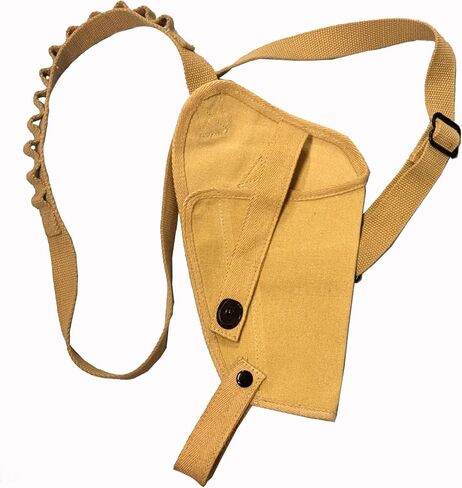 CALYX US M3 Victory Revolver Canvas Shoulder Holster with 12 Shell Loops Right Hand Orientation (Khaki) in Kuwait
