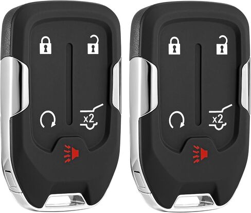 2 Pcs Smart Key Fob Replacement Remote fits for GMC Acadia 2017 2018 2019 2020 2021 Car Keyless Entry Remote HYQ1EA 433 Mhz ID46 in Kuwait