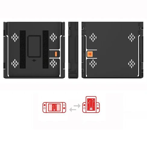 Portrait Mode Flip Grip Compatible with Nintendo Switch OLED – Vertical Orientation Handheld Accessory, Works with Joy-Con Grips Stand in Kuwait