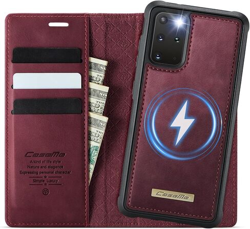 Wefor for Samsung Galaxy S26 Ultra Wallet Case Compatible with Magsafe, 2-in-1 PU Leather Flip RFID Blocking 4 Card Holders Stand Shockproof Magnetic Detachable Cover for S26 Ultra 6.9" Case (Black) in Kuwait