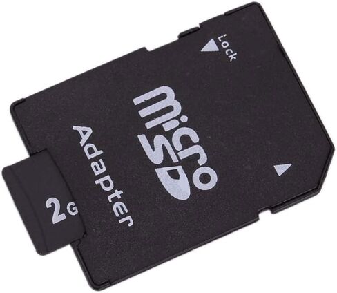 2GB Micro SD Card with SD Adapter, Standard MicroSD Memory Card for Legacy Devices, Older Digital Cameras, GPS, PDA, and Medical Equipment, Reliable TF Card for BlackBerry, Palm, HP, Garmin in Saudi Arabia