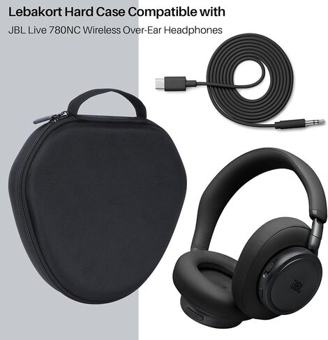 Lebakort Hard Case Compatible with JBL Live 780NC Wireless Over-Ear True Adaptive Noise Cancelling Headphones, Travel Portable Storage Bag in Saudi Arabia
