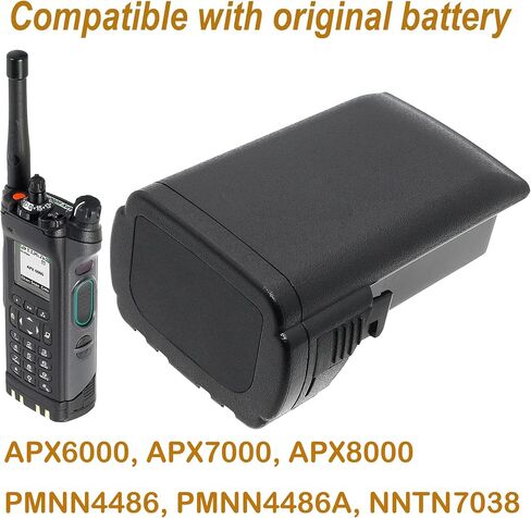 20 Pack APX6000 Radio Battery Compatible with Motorola APX7000 APX8000 PMNN4486A in Saudi Arabia