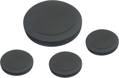 4 PCS Car Door Speaker Bass Blockers Black Universal Self Adhesive Speaker Enhancer for 6" and 6.5" Speaker in Kuwait