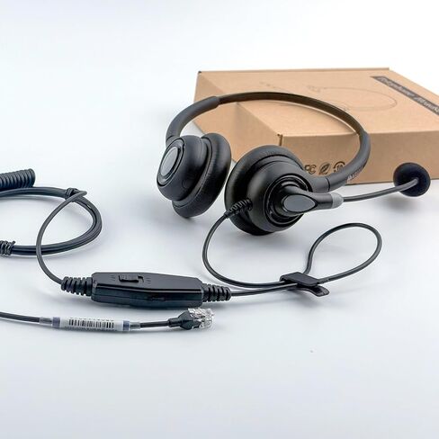 Arama Phone Headset for Office Phones for Polycom & Other IP Phones(A602S1) in Saudi Arabia