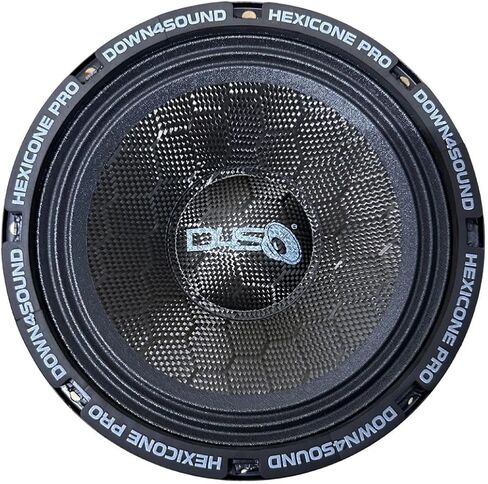 Down4Sound Hexicone PRO 8" All SZN Carbon Fiber Pro Audio Speaker 275W RMS 4 Ohm in Saudi Arabia