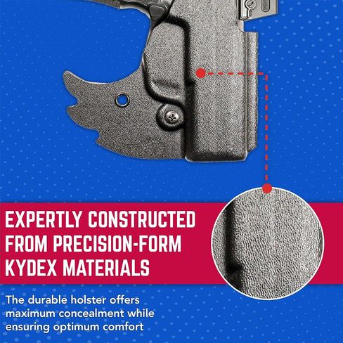 Desantis Pocket Partner Kydex Holster for Pistols - Ambidextrous, Black in Saudi Arabia