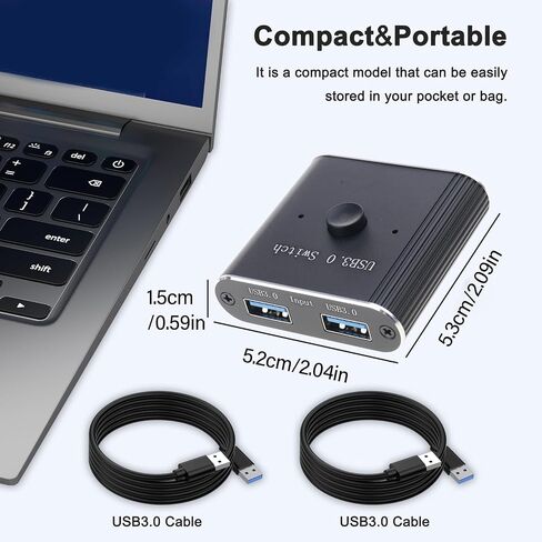 USB3.0 Switcher Seamlessly Sharing of USB Devices Between 2 Computers for Home and School Use Keyboard Switcher in Saudi Arabia