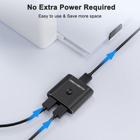 USB3.0 Switcher Seamlessly Sharing of USB Devices Between 2 Computers for Home and School Use Keyboard Switcher in Saudi Arabia