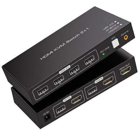 KVM Switch 1 Monitors 2 Computers 019 in Saudi Arabia