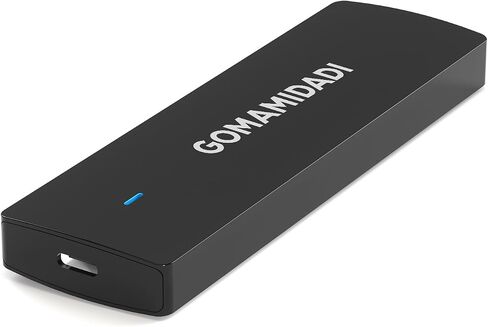 SSD M.2 Enclosure, 10Gbps USB C External,Supports M2 NVMe PCIe SSDs (M Key & B+M Key),Tool-Free Aluminum Alloy SSD Case Fits 2230/2242/2260/2280 Sizes, Plug & Play in Kuwait