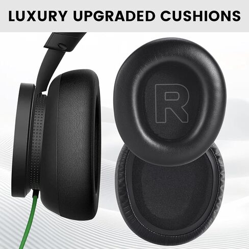 Lukvcoe Earpads for Microsoft Xbox - Protein Leather Black in Saudi Arabia