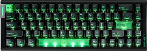 ATK RS6 Air Hall Effect Gaming Keyboard, 8K Polling, 256K Scan, 0.08 ms Latency, Adjustable 0.001–3.3 mm RT, Hard Gasket 5-Layer, Aluminum Plate, 65% 68-Key (White-Ice Blade) in Saudi Arabia