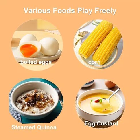 Egg Cooker Electric 6 Eggs Capacity, Soft, Medium, Hard Boiled, Poacher, Omelet Maker Egg Poacher With Auto Shut-Off, BPA Free in Saudi Arabia
