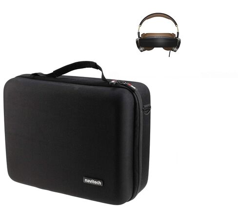 Navitech Black Heavy Duty Rugged Hard Case/Cover with Shoulder Strap Compatible With Royale Moon VR/Virtual Reality [video game] in Kuwait