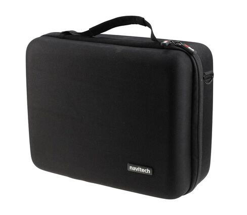 Navitech Black Heavy Duty Rugged Hard Case Cover with Shoulder Strap Compatible With Yamaha WXC-50 Wireless Streaming Pre-Amplifier [video game] in Kuwait