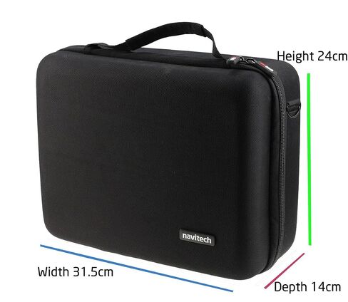 Navitech Black Hard Drone/Quadcopter Carry Bag Case Compatible With Yuneeq Mantis Q & Accessories [video game] in Kuwait