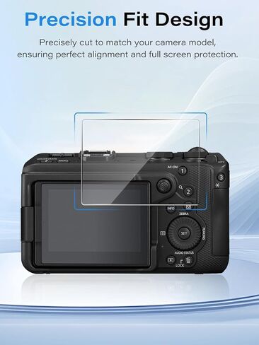 2 Pack Screen Protector for Canon EOS R6 V, Tempered Glass for Canon EOS R6V, 9H Hardness, Anti-Scratch, Bubble Free, HD Clarity in Saudi Arabia