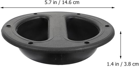 SECFOU 8pcs Speaker Cabinet Round Handles Abs Plastic Lifting Handles for Stage Loudspeaker Boxes Black 146x38mm Sturdy Speaker Case Accessories in Saudi Arabia