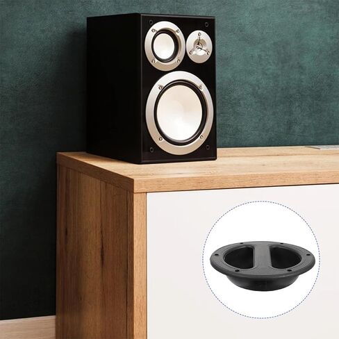 SECFOU 8pcs Speaker Cabinet Round Handles Abs Plastic Lifting Handles for Stage Loudspeaker Boxes Black 146x38mm Sturdy Speaker Case Accessories in Saudi Arabia