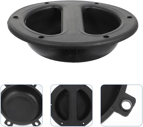 SECFOU 8pcs Speaker Cabinet Round Handles Abs Plastic Lifting Handles for Stage Loudspeaker Boxes Black 146x38mm Sturdy Speaker Case Accessories in Saudi Arabia