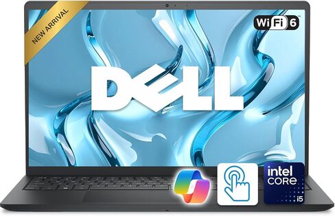 Dell Inspiron 15.6" FHD Touchscreen Laptop | 13th Intel i5 (Up to 4.6GHz) | 32GB DDR5 RAM | 512GB SSD | WiFi 6 | HDMI | SD Card Reader | Win 11 | Webcam | Business Laptop for Work, Study & Home Office in Kuwait