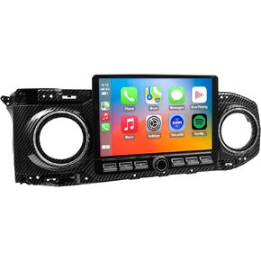 QLED Radio for Toyota Tacoma Upgrade 2016-2023, Carbon Fiber Style,Touch Screen Stereo Replacement,Wireless Carplay Android Auto, 4G Network in Saudi Arabia