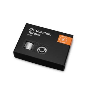 EKWB EK-Quantum Torque STC-12/16 Compression Fitting for Soft Tubing, 12/16mm (7/16" ID, 5/8" OD), Satin Titanium, 6-Pack in Kuwait