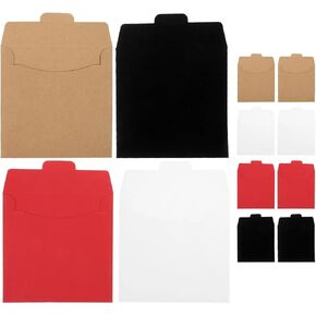 40 Pack Kraft Paper CD DVD Sleeves, 4 Colors with DIY Stickers for Storage in Saudi Arabia