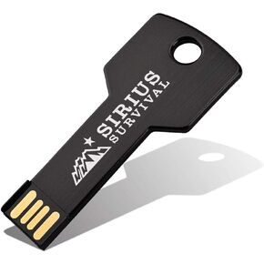 محرك أقراص فلاش USB آمن على شكل حلقة مفاتيح بسعة 128 جيجابايت in Kuwait