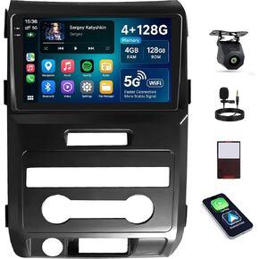 [4+128G] Android 15 Car Radio Stereo for Ford F-150 F150 2009-2012 in Saudi Arabia