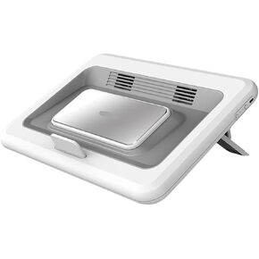 Gaming Laptop Cooler with 2 Cooling Silent Fans Laptop Heat Sink Adjustable Notebook Cooler Stand in Saudi Arabia