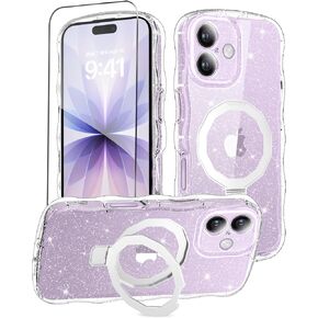 MIODIK Magnetic Stand for iPhone 17 Pro Case with Screen Protector Clear in Kuwait