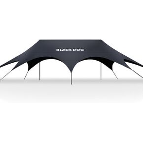 Blackdog Large Camping Tarp with Poles, 38x26FT for 10-16+ Person in Kuwait