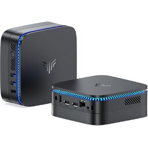 KAMRUI AK1PLUS Mini Computer, 12GB LPDDR5 256GB M.2 SSD, Intel Processor N100 (Up to 3.4GHz), Mini Desktop Computer Support 4K Dual Display, WiFi 5, BT 4.2, Gigabit Ethernet, Business Office PC in Kuwait