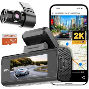 BlackVue SAFY8, 2K + 1080P Dash Cam Front and Rear, 64GB Included in Saudi Arabia