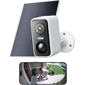 SITERWELL Solar Security Camera Wireless Outdoor 3MP WiFi, in Saudi Arabia