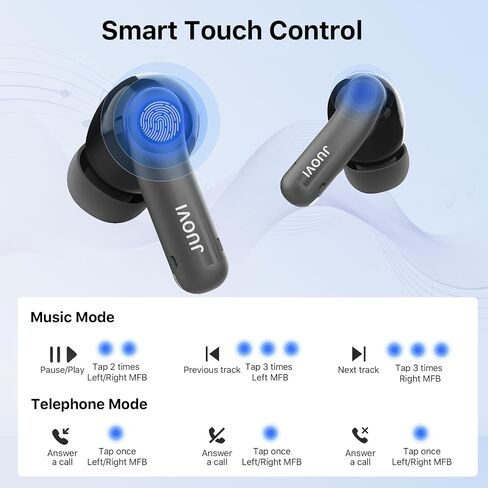 JUOVI Ture Wireless Earbuds Active Noise Cancelling Bluetooth Headphones in Saudi Arabia