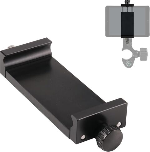 T80L Adjustable Holder & Tablet Clamp for 11.5-14cm Devices - Secure Car/Bike/Desk Mount for Large Tablets, Phones, GPS in Saudi Arabia