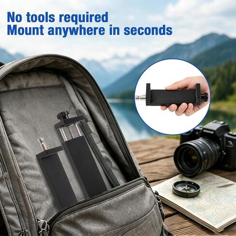 T80L Adjustable Holder & Tablet Clamp for 11.5-14cm Devices - Secure Car/Bike/Desk Mount for Large Tablets, Phones, GPS in Saudi Arabia