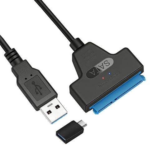 SATA to USB 3.0 Adapter Cable for 2.5 inch Hard Drive HDD/SSD Data Transfer,2in1 Sata Cable Type-C/Type-A External Hard Drive Converter in Saudi Arabia