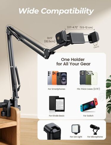Lamicall Phone Holder for Bed & Gooseneck Tablet Holder in Kuwait