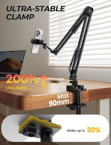 Lamicall Phone Holder for Bed & Car Headrest Tablet Holder in Kuwait