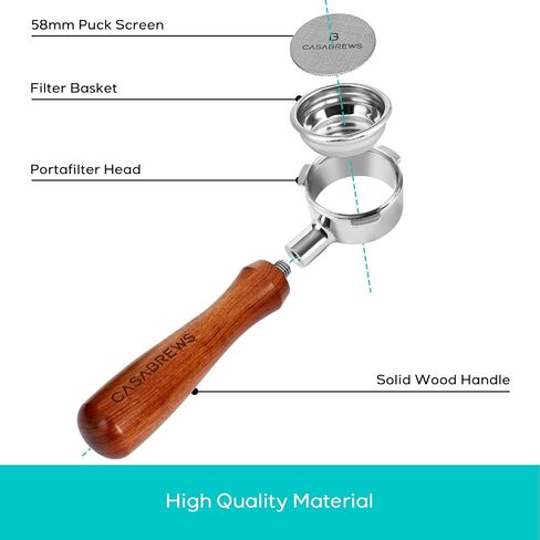 CASABREWS 58mm Bottomless Portafilter with 3 Ears for Ultra and 5700 Series in Kuwait