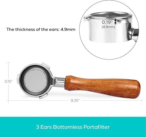 CASABREWS 58mm Bottomless Portafilter with 3 Ears for Ultra and 5700 Series in Kuwait
