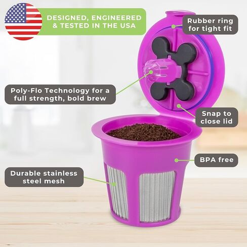 Perfect Pod Universal Café Flow Reusable K-Cup Coffee Filter for Keurig in Kuwait